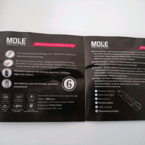 Mole Freckle Pen skin spot removal device like new