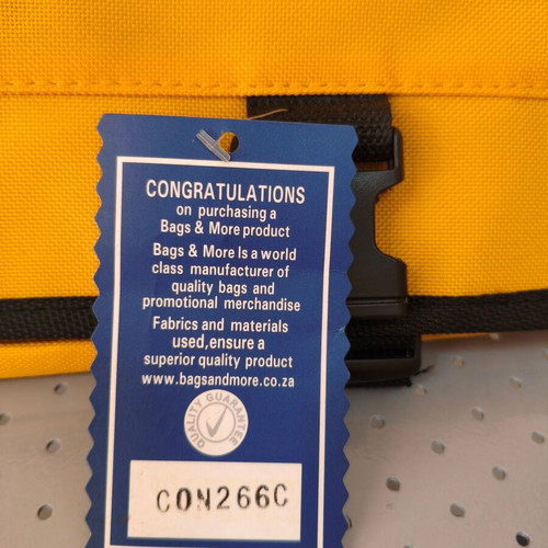 Forever Aloe Vera Company laptop bag 42x30x12cm black and yellow