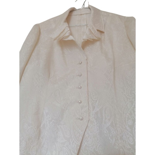 Handmade vintage shirt Cypriot craftsmanship, like new, white