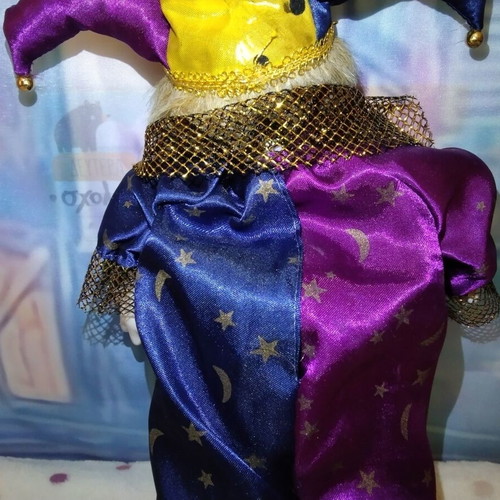 Collectible porcelain clown doll, 35 cm, 1980s-90s