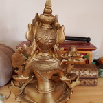 Brass Tara statue like new