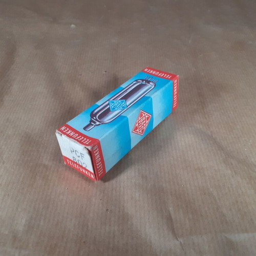 Telefunken PCF 802 Vacuum Tube new, original box, made in Germany