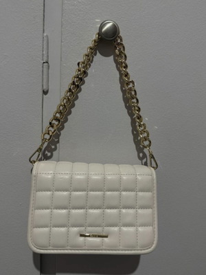 Bershka shoulder bag white like new