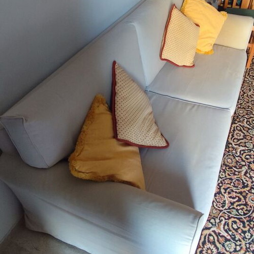 Neoset three-seater sofa used with washable covers