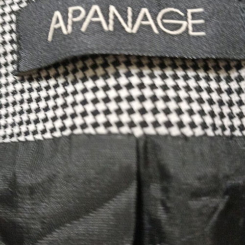 Wool jacket black-white size L like new