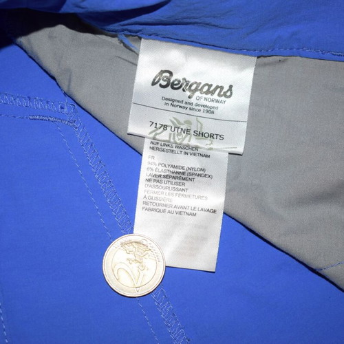Bergans UTNE Herren shorts size L like new, blue