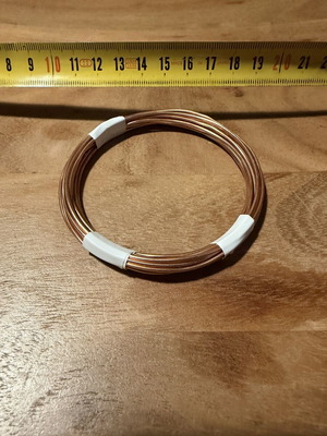Copper wire 3m, semi-hard