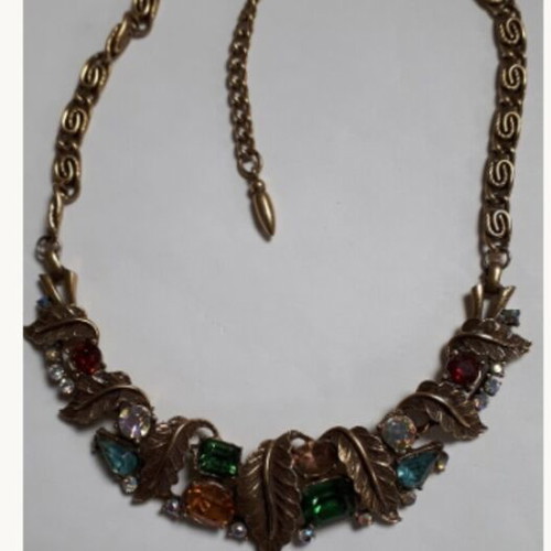 Coro vintage necklace used, 1950