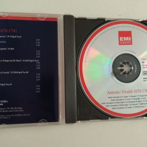 Vivaldi Violin Concertos CD like new, EMI Classics