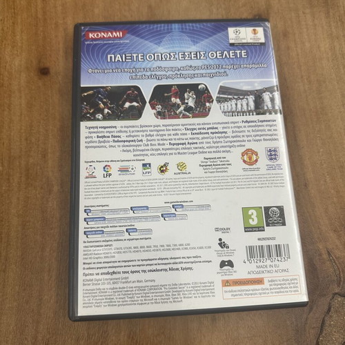 PES 2012 Pro Evolution Soccer PC DVD used