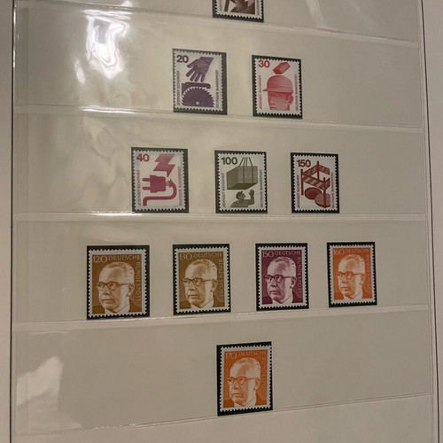 German stamps 1971-1980 like new