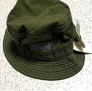 Burton καπέλο χακί,με μαλακότατο φορμέ εσωτερικό,αυθεντικό και ολοκαίνουργιο, ακόμα με τις ετικέτες.