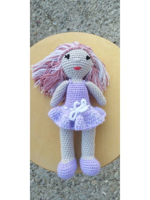 Handmade crochet doll