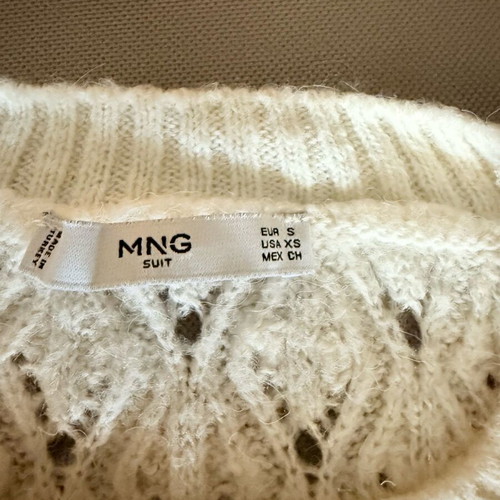 Mango women's set like new, size S, white and blue