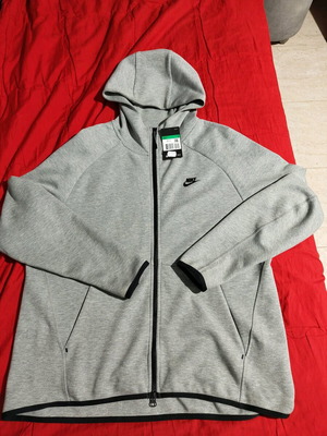 Nike Tech Fleece Set Καινούργιο Γκρι, Ζακέτα XL Παντελόνι XXL