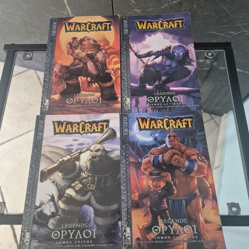 Warcraft Legends manga set volumes 1-4, like new