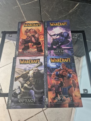 Warcraft Legends manga set volumes 1-4, like new