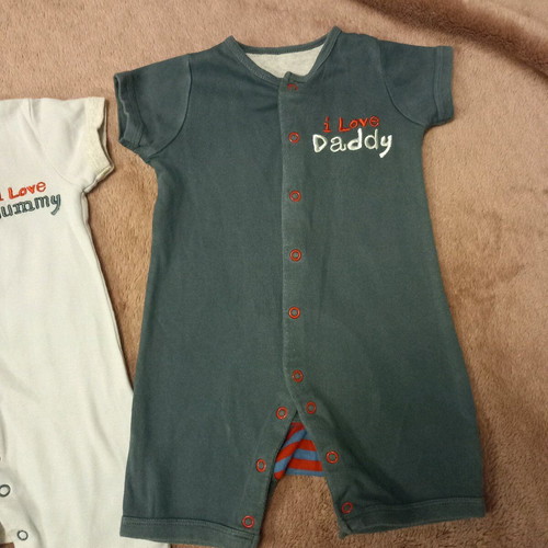 Summer rompers pack of 3, size 6-9 months, like new, Mothercare and Mayoral