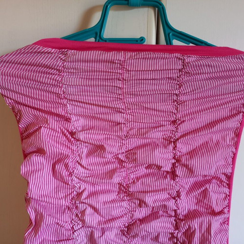 Mini dress pink mini strapless new, size S