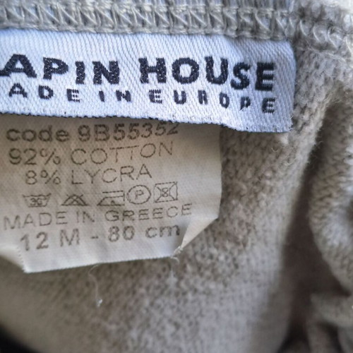 Lapin House and H&M baby pants pack of 4, 1 year old
