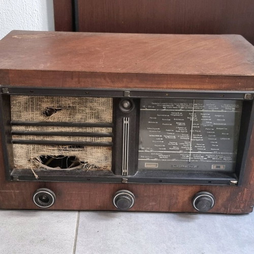 Vintage radio Lorenz Super 338W Berlin 1938-1940 used