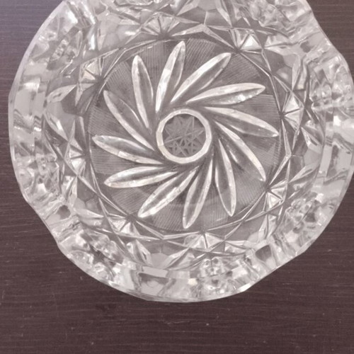 Crystal ashtray like new