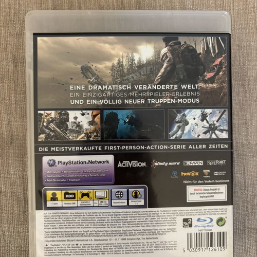 Call of Duty Ghosts PlayStation 3 used