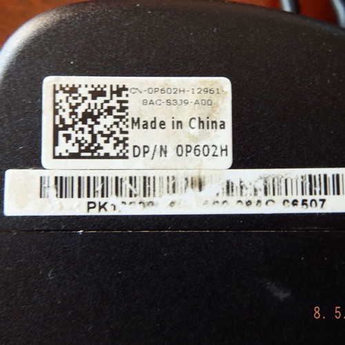 Dell Inspiron power adapter (WA-30A19G) used, 19V-1.58A