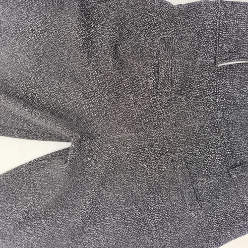 Wide High-Waisted Women's Pants like new, melange fabric, sizes L-XL