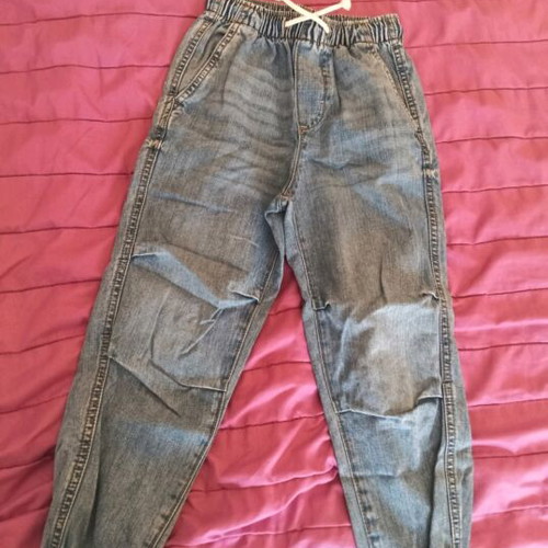 Jean jogger H&M for boy 7-8 years like new, blue