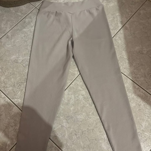 Sports leggings used, gray, size L