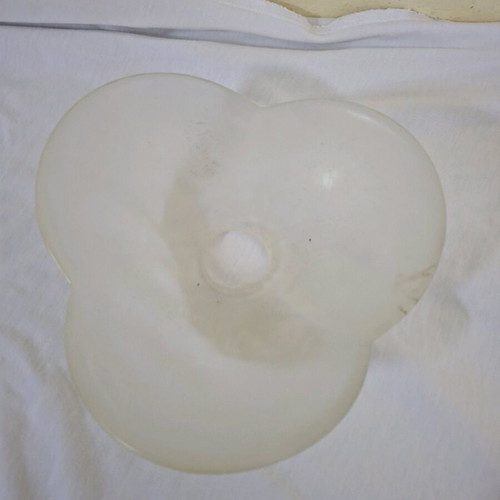 Set of 12 glass lamp replacement parts like new
