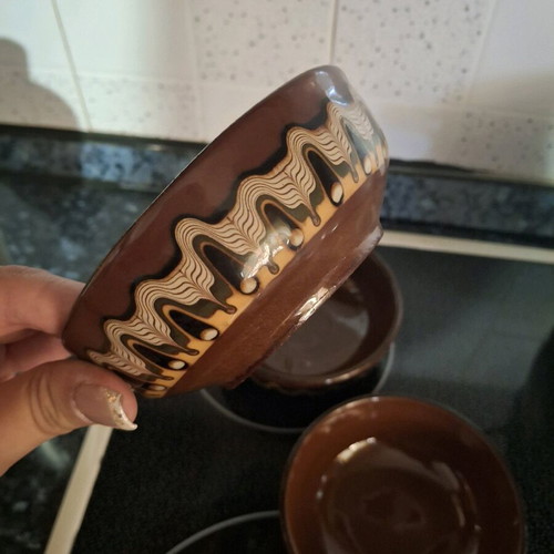 Ceramic bowls like new, set of 3 pieces