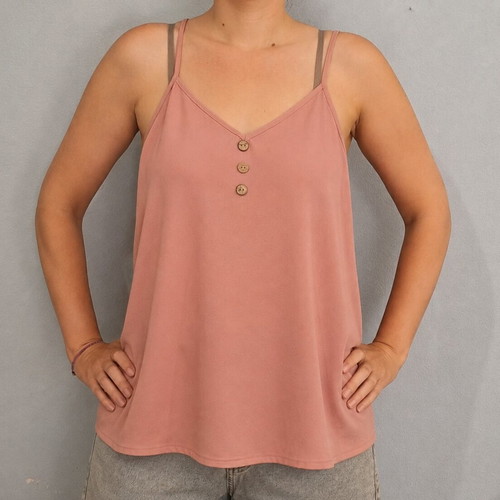 Shein pink blouse used, size XL