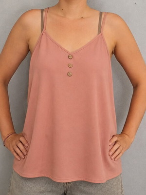 Shein pink blouse used, size XL