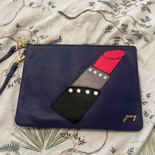 Juicy Couture clutch bag new, purple handheld