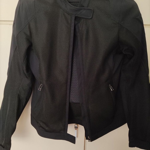 Two motorcycle jackets with protectors