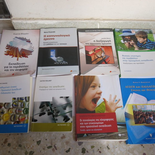 Pedagogical books used, pack of 8