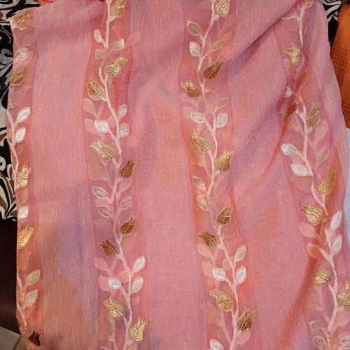 Curtain new in pink-gold 2.80×2.30