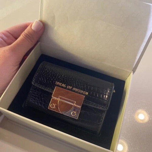 iDeal Of Sweden Mini Bag Black Croco New with Box