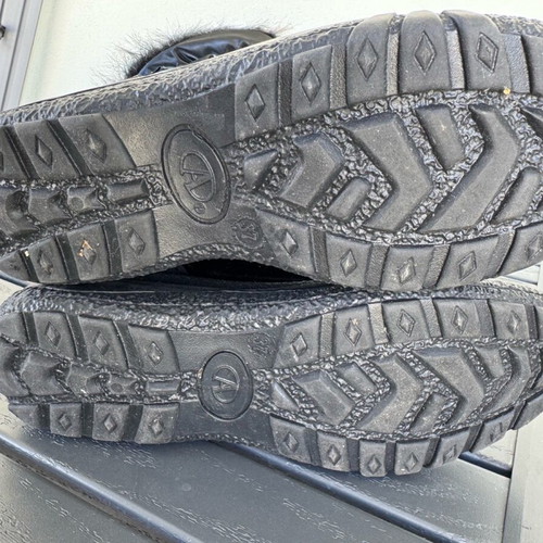 Γυναικείες μπότες Adam's Shoes νούμερο 37 με γούνα σαν καινούργιο, μαύρες