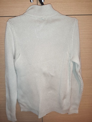 Pullover men's thick white used