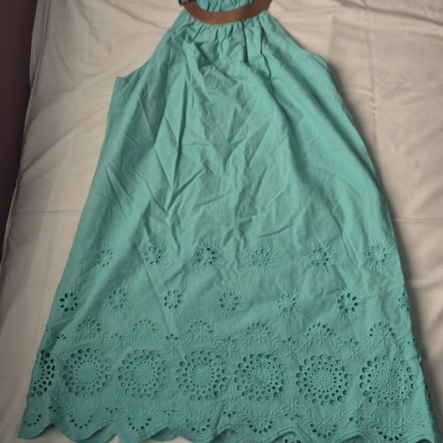 Paranoia dress medium green like new with cutout design