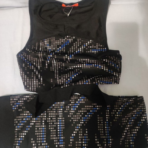 Pink Woman sports set size S like new, black and grey