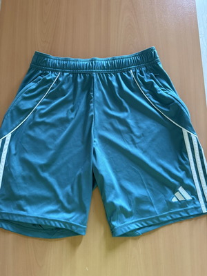 Adidas sports shorts like new, green, size M