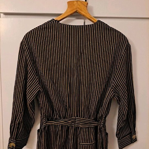 Zara One-Piece Jumpsuit New Black and Brown Size S