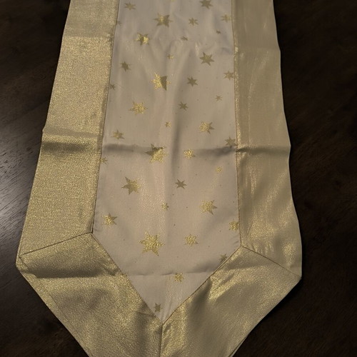 Runner gold color double-sided with star pattern new