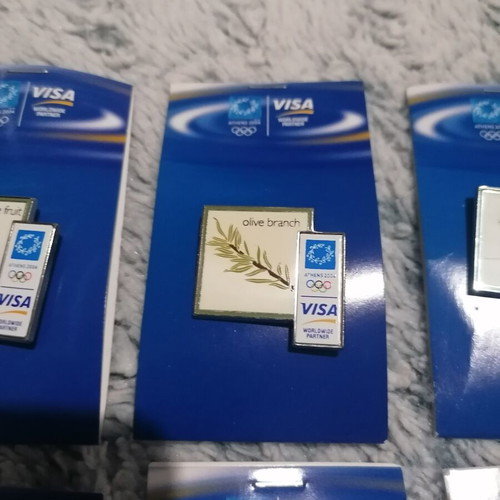 Olympics 2004 pins new, collectible olive series, set of 6