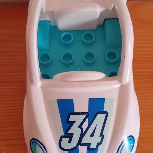 LEGO Duplo Push-and-Go Race Car Number 34 like new