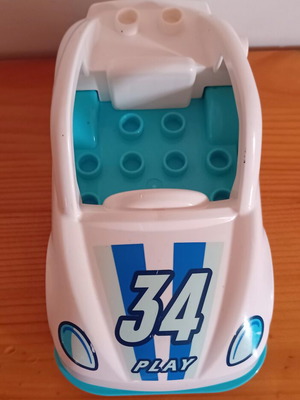 LEGO Duplo Push-and-Go Race Car Number 34 like new